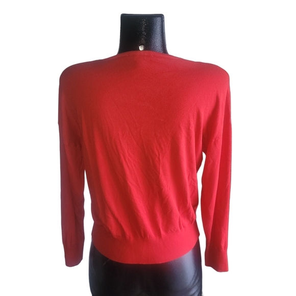 Tristan Red Button Up Sweater Sz.PS - Picture 6 of 7